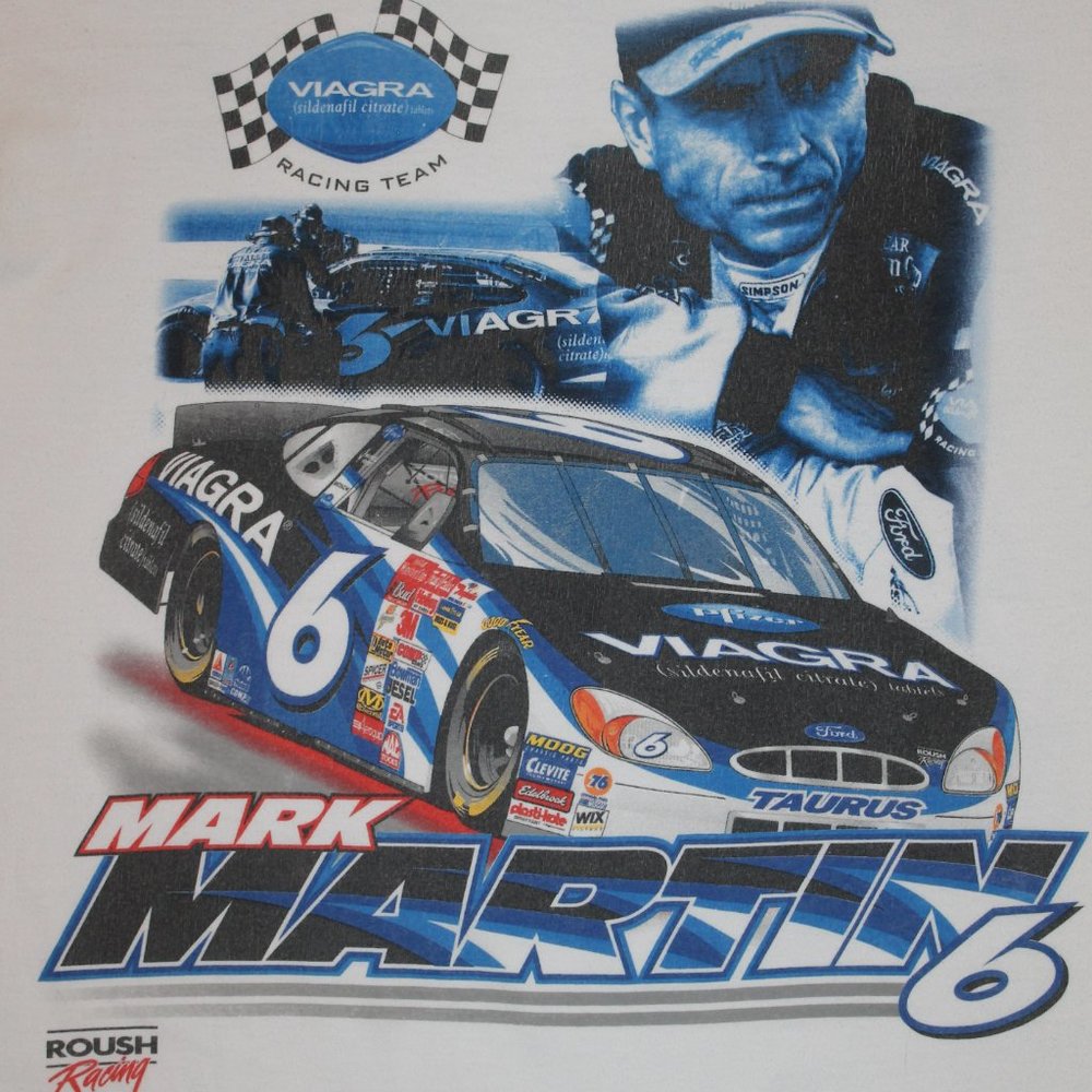 2002 Roush Racing Pfizer #6 Mark Martin Shirt - Picture 2 of 8